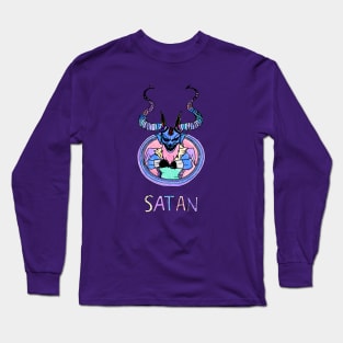 Color Book Satan 2 Long Sleeve T-Shirt